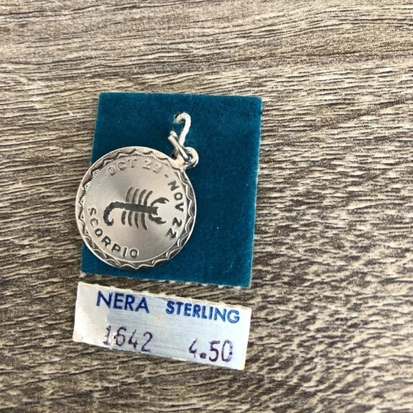 Vtg Nera Sterling Scorpio Charm - Picture 3 of 6